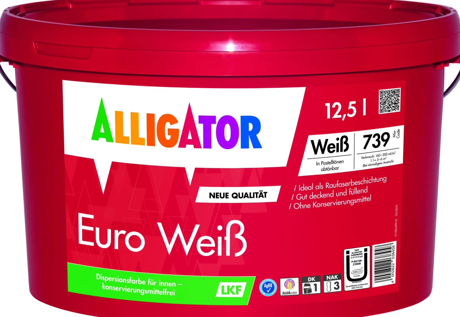Alligator Euro Weiß LKF weiß 12,5 l