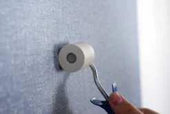 Andrückroller 4,5 cm aus Kunststoff mit PU-Schaumrolle