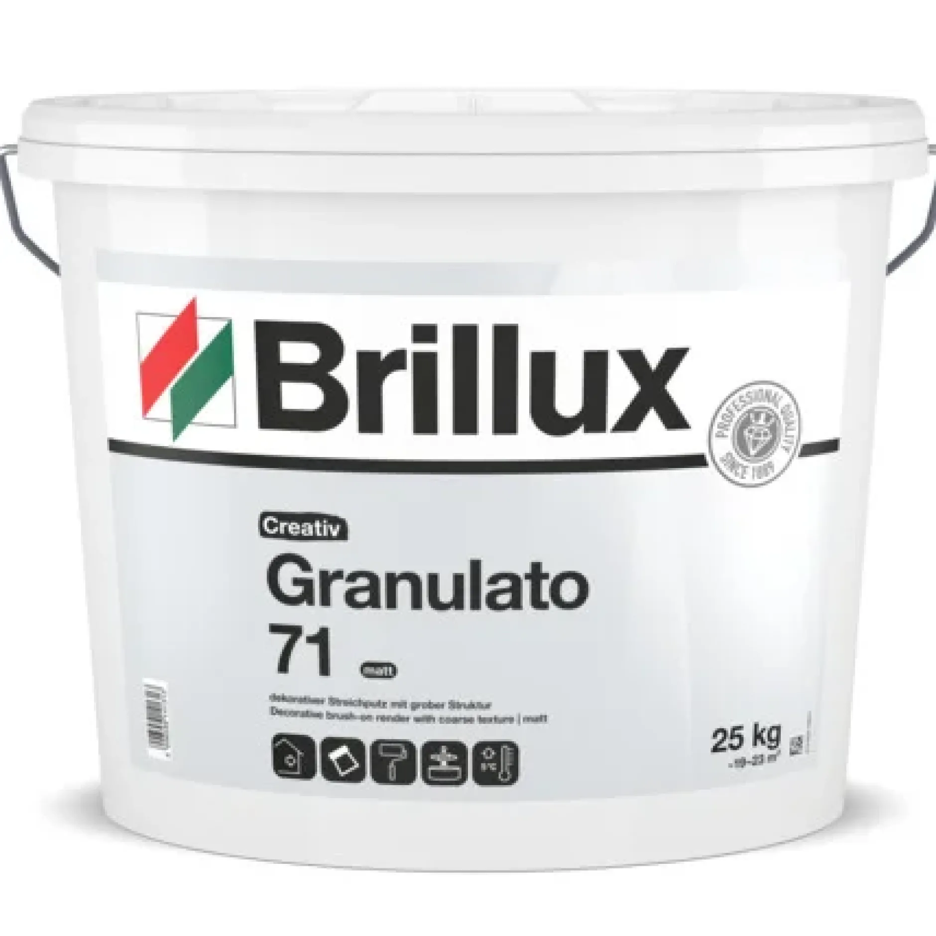 Brillux Creativ Granulato 71 weiß, matt 25 kg