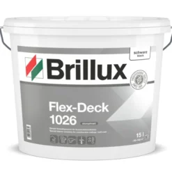 Brillux Flex-Deck 1026 Innendispersion schwarz 15 l