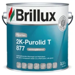 Brillux Floortec 2K-Purolid T 877 seidenglänzend transparent 3,5 l