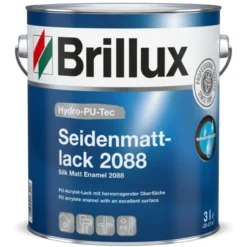 Brillux Hydro-PU-Tec 2088 Seidenmattlack weiß 3 l