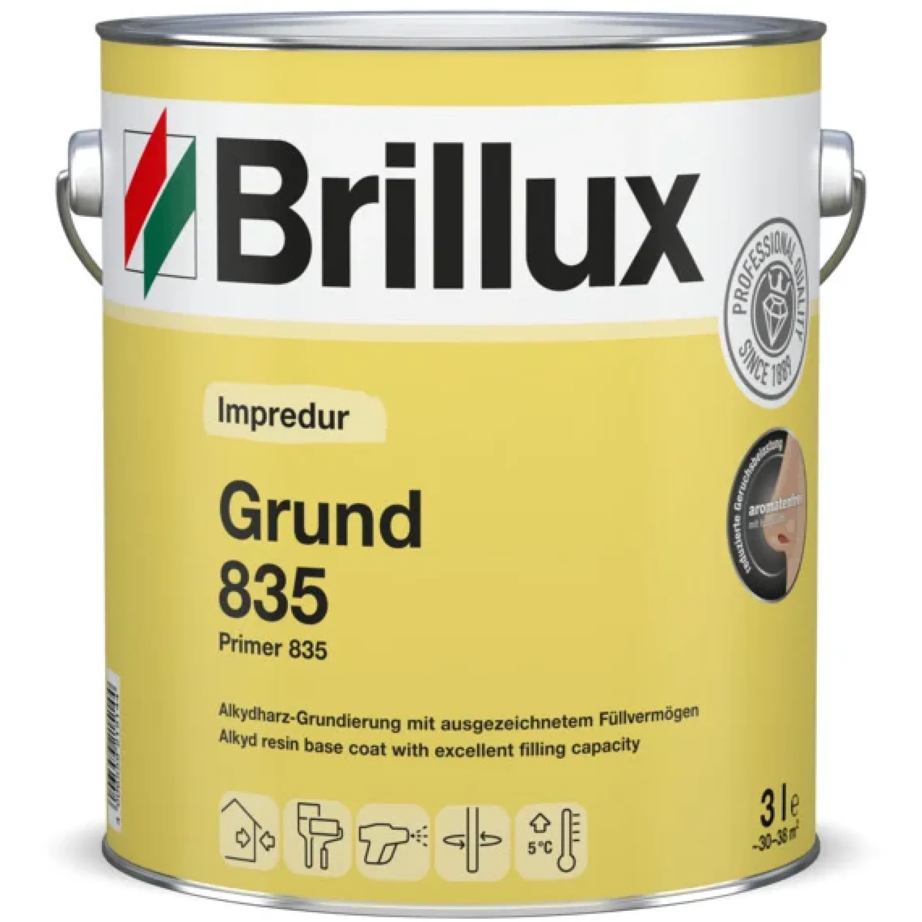 Brillux Impredur Grund 835 weiß 3 l
