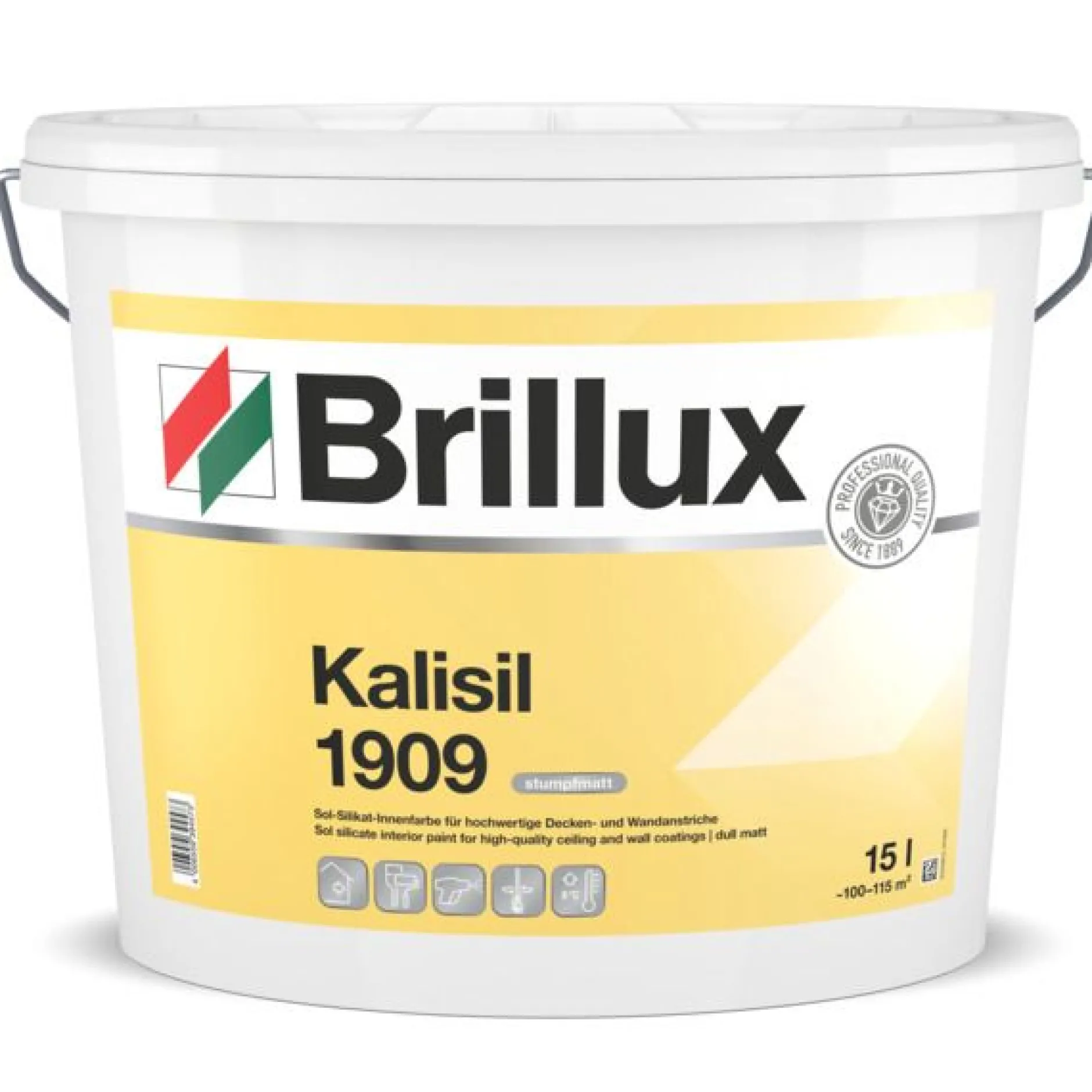 Brillux Kalisil 1909 Silikat-Innenfarbe, weiß 15 l
