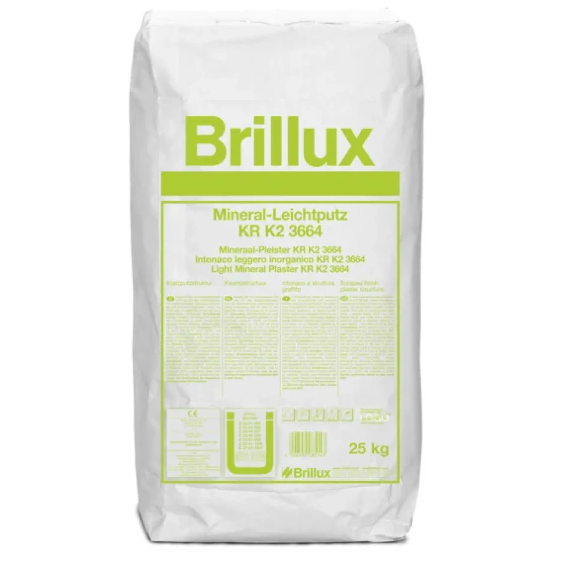Brillux Mineral-Leichtputz KR K2 3664 weiß 25 kg