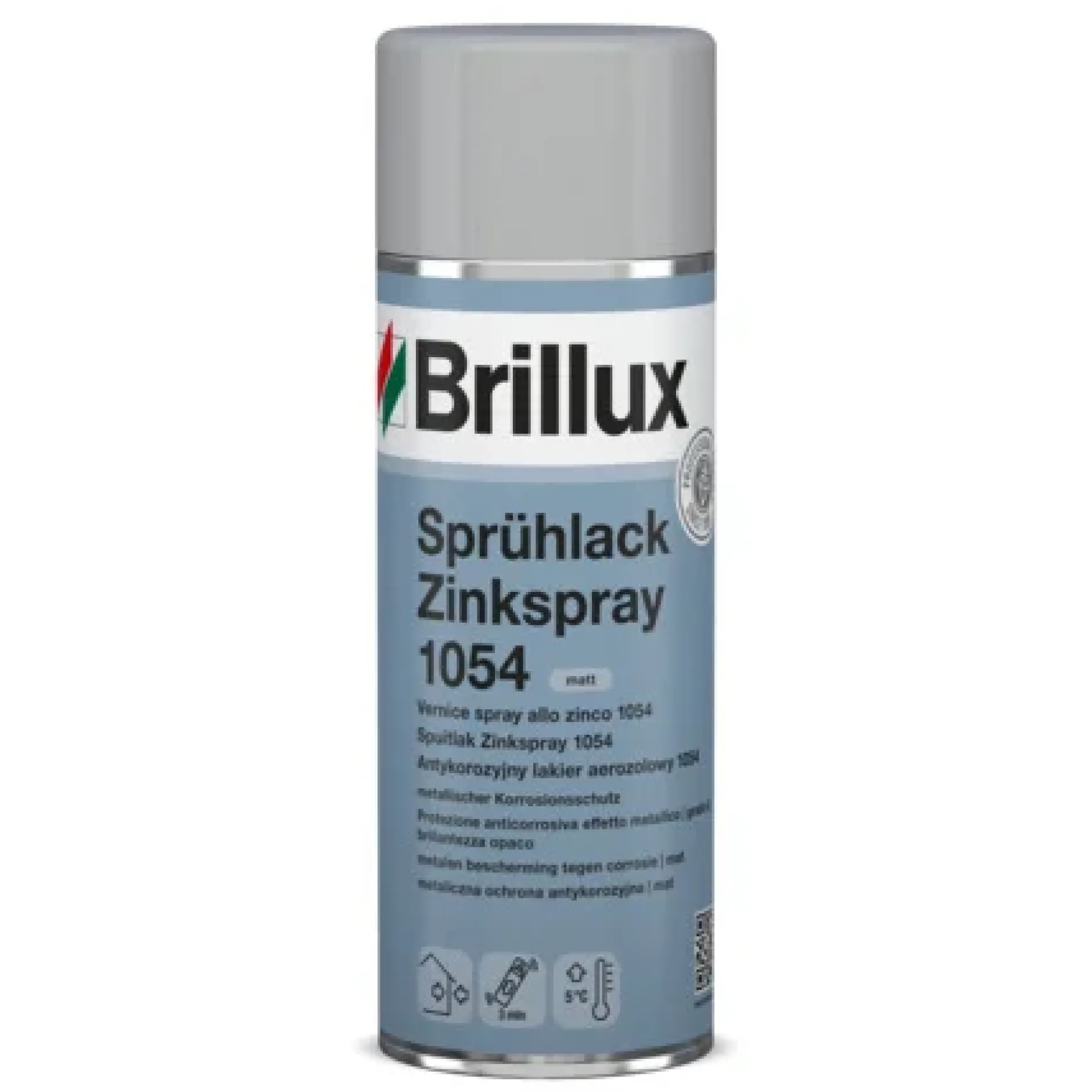 Brillux Sprühlack Zinkspray 1054 grau 400 ml