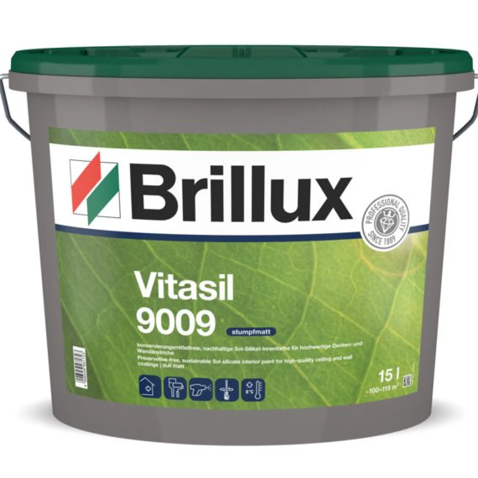 Brillux Vitasil 9009 0095 weiß 5 l