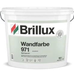 Brillux Wandfarbe 971 schwarz 15 l