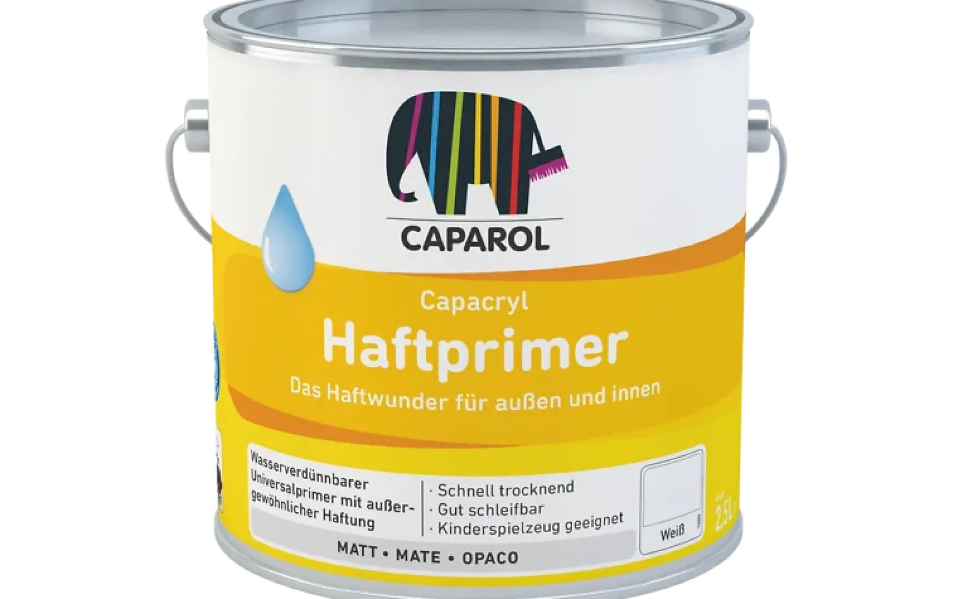 Caparol Capacryl Haftprimer RAL 7001 Silbergrau 750 ml