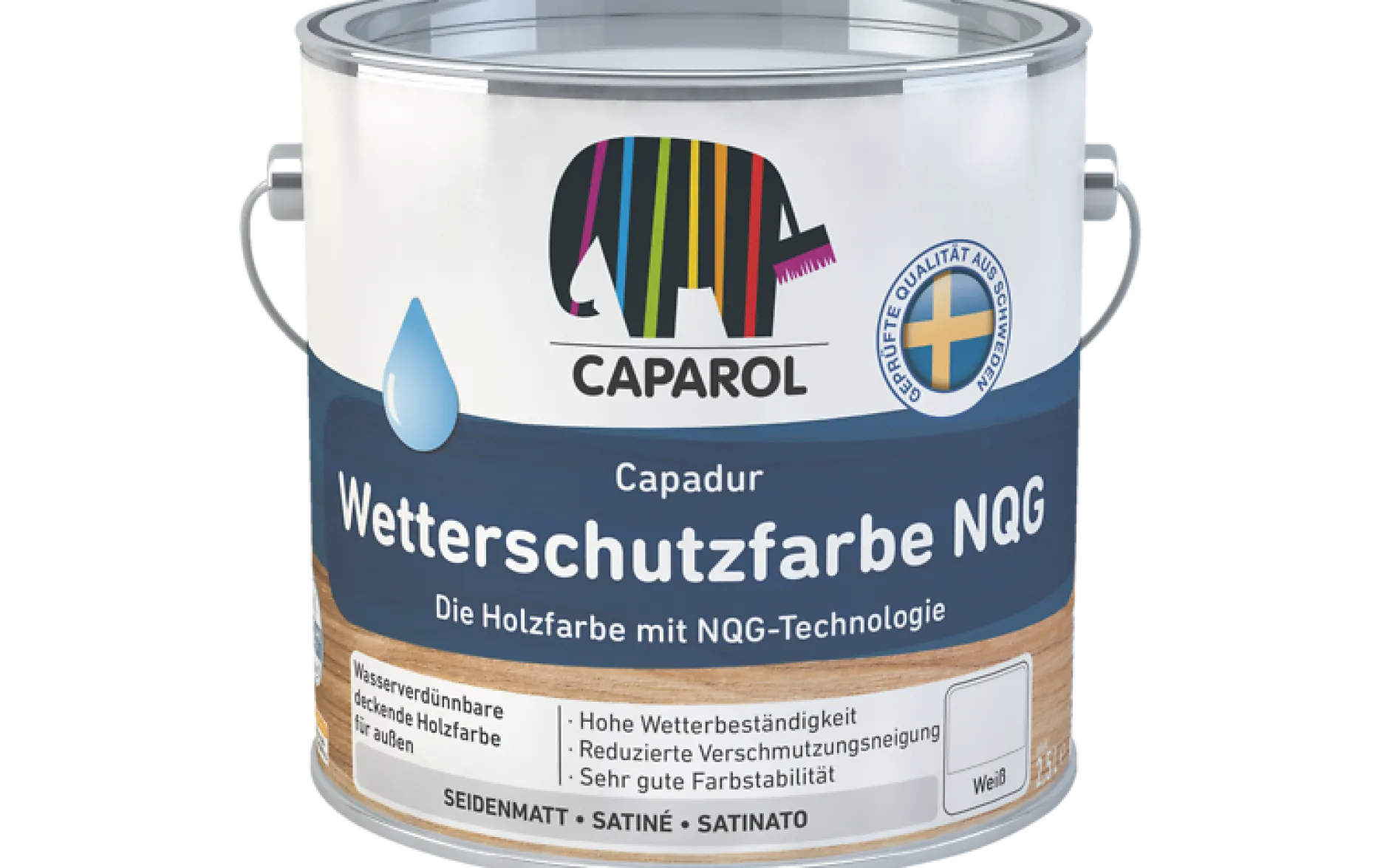 Caparol Capadur Wetterschutzfarbe NQG Weiß 750 ml