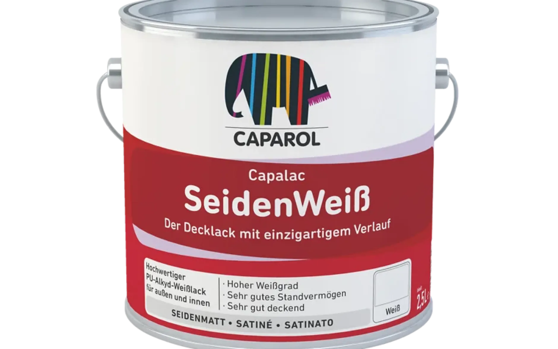 Caparol Capalac SeidenWeiß 2,5 l