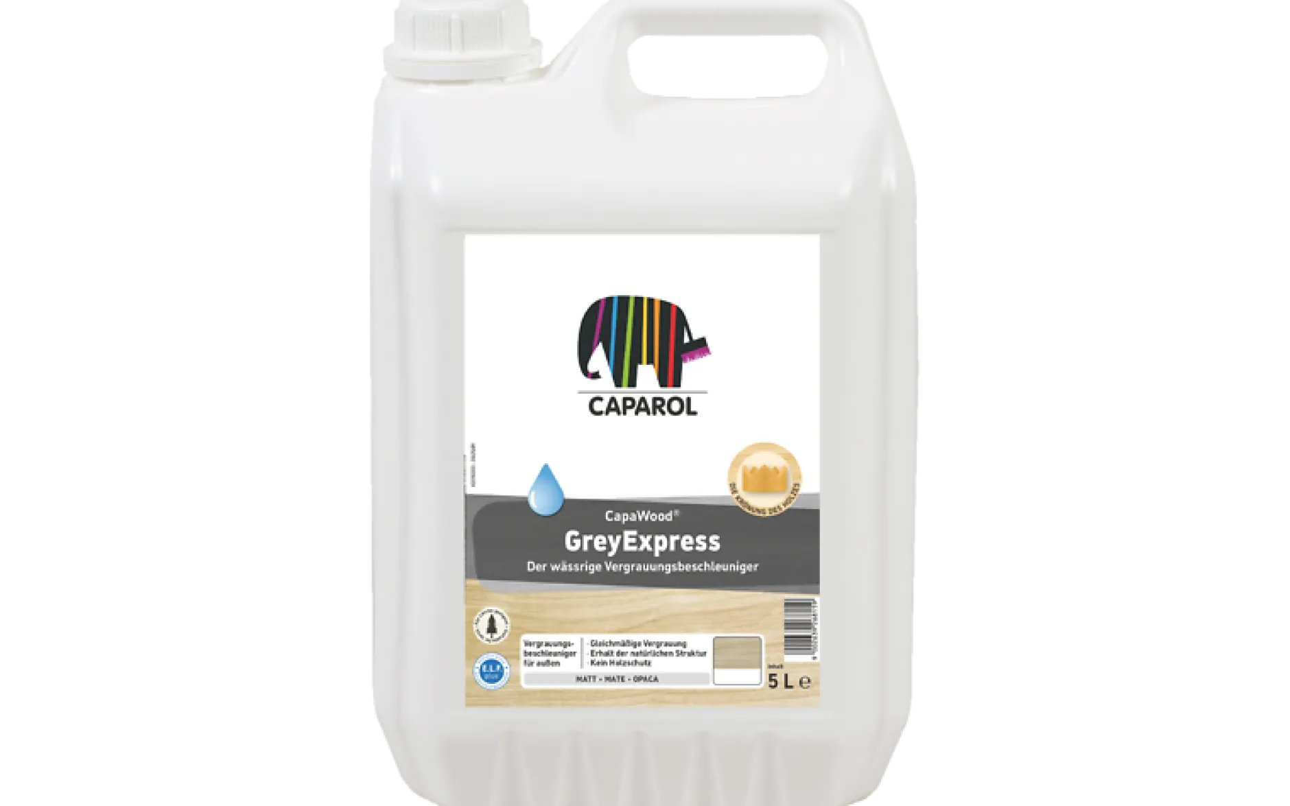 Caparol CapaWood GreyExpress 5 l