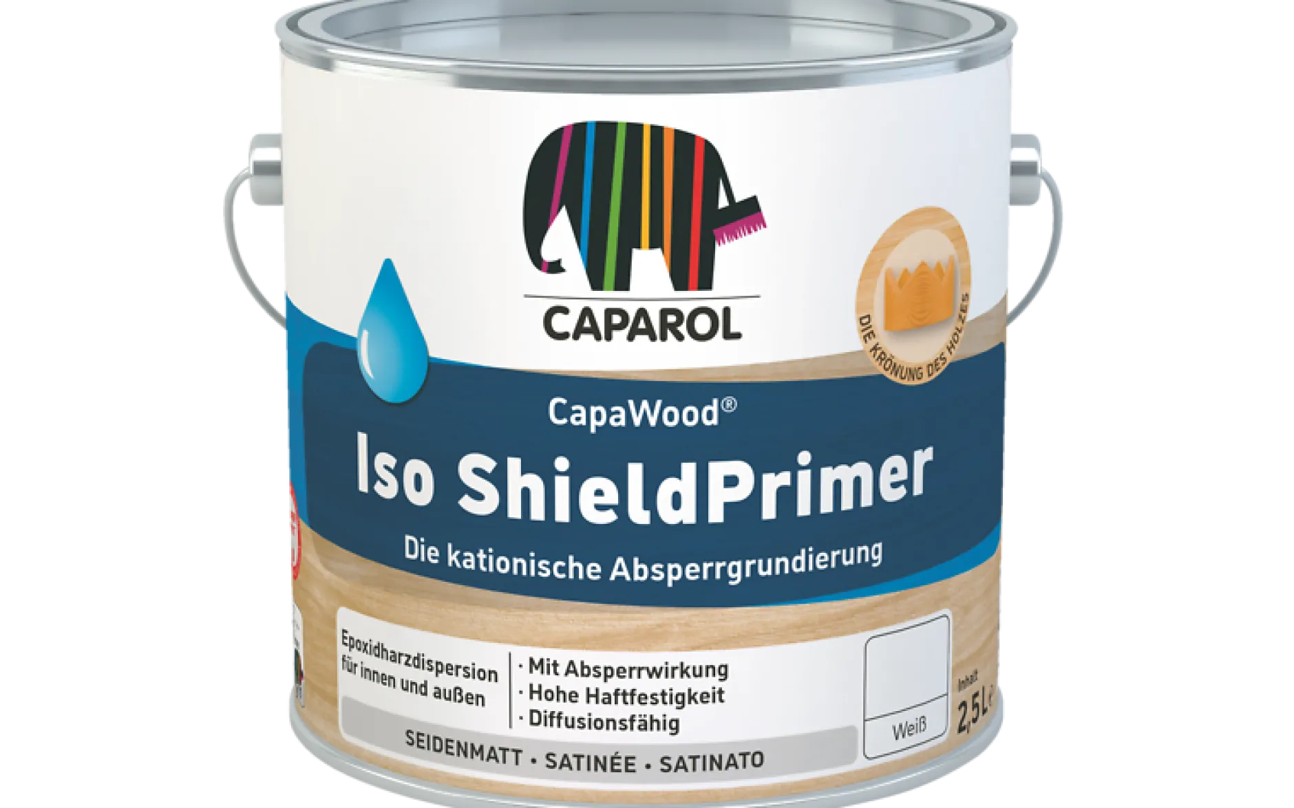 Caparol CapaWood Iso ShieldPrimer 2,5 l