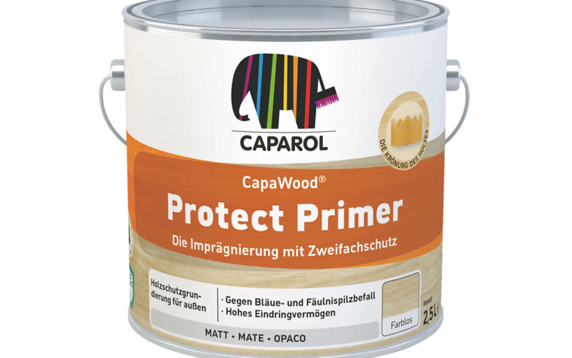 Caparol CapaWood Protect Primer 2,5 l
