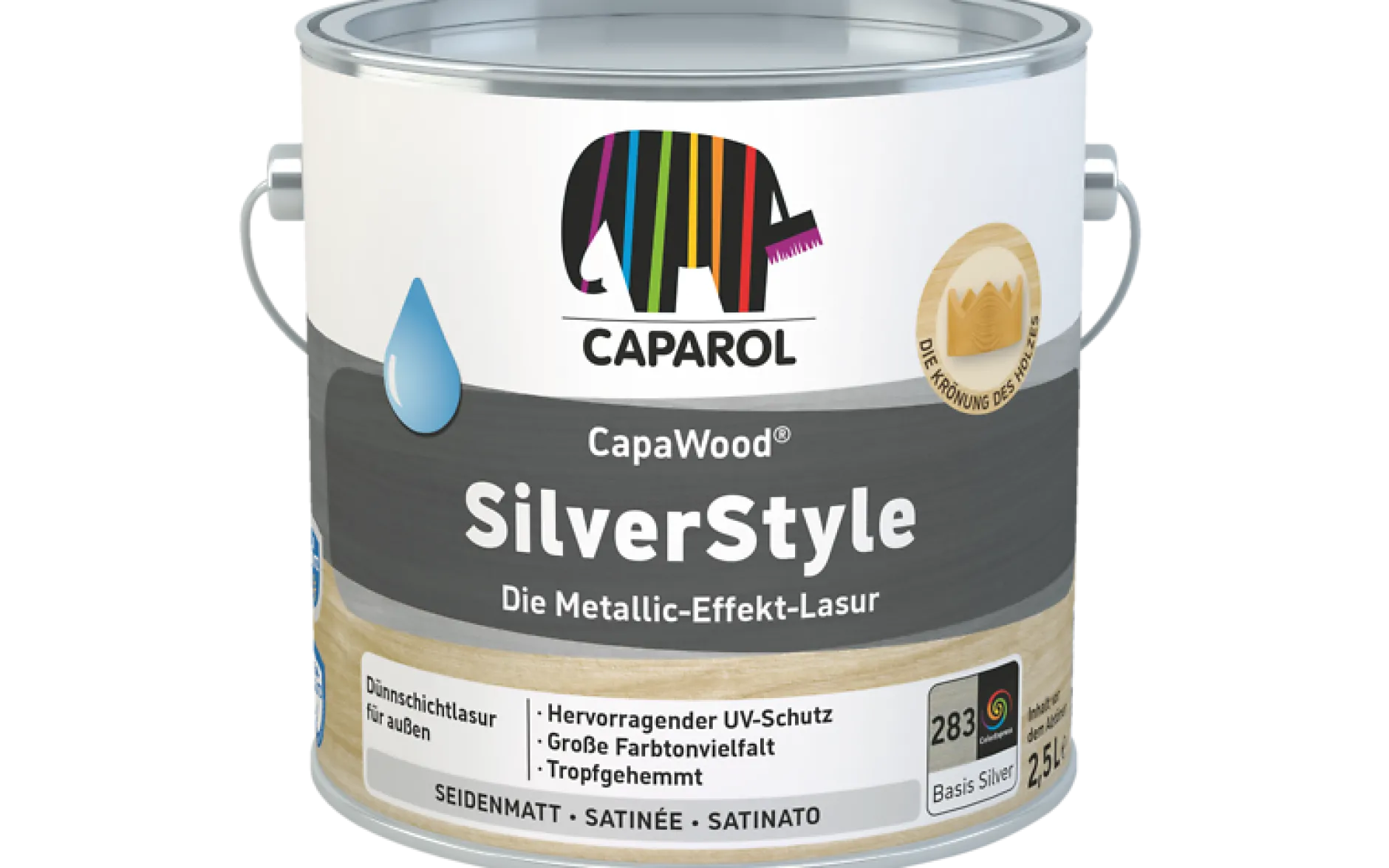 Caparol CapaWood SilverStyle 2,5 l