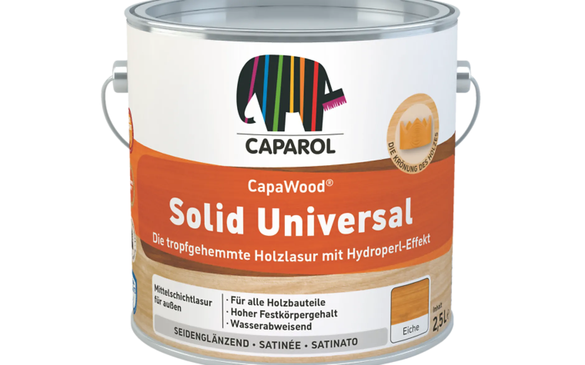 Caparol CapaWood Solid Universal Farblos 2,5 l