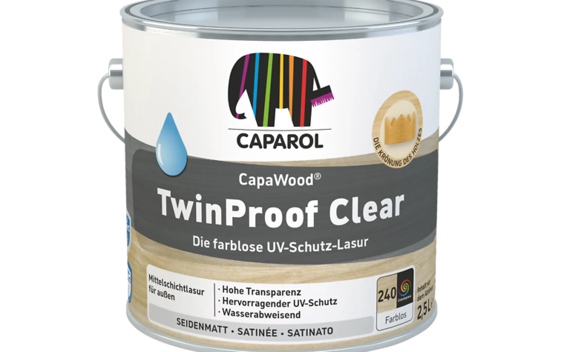 Caparol CapaWood TwinProof Clear 2,5 l