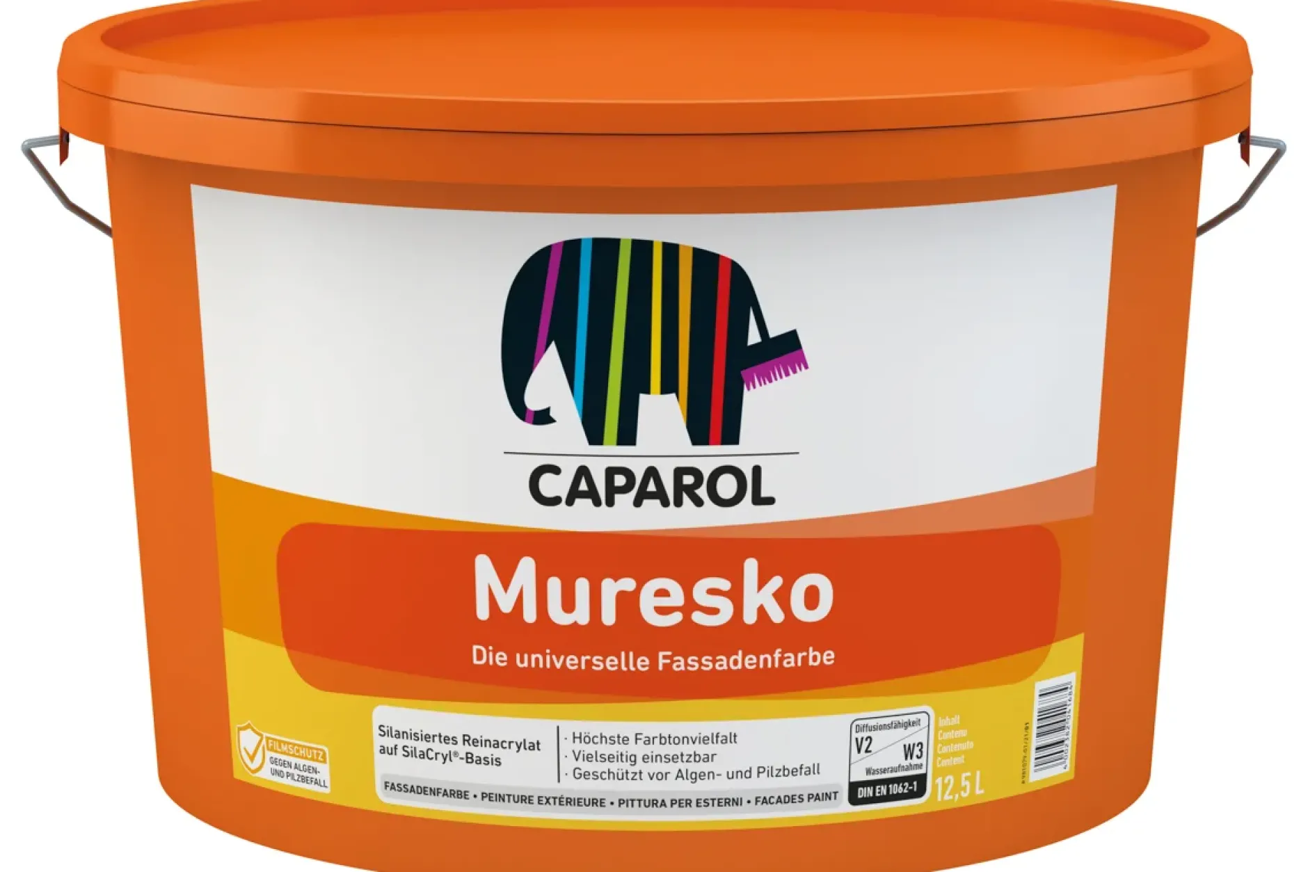 Caparol Muresko Fassadenfarbe weiß 12,5 l