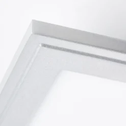 Deckenleuchte Alba - Metall Silber, Weiß