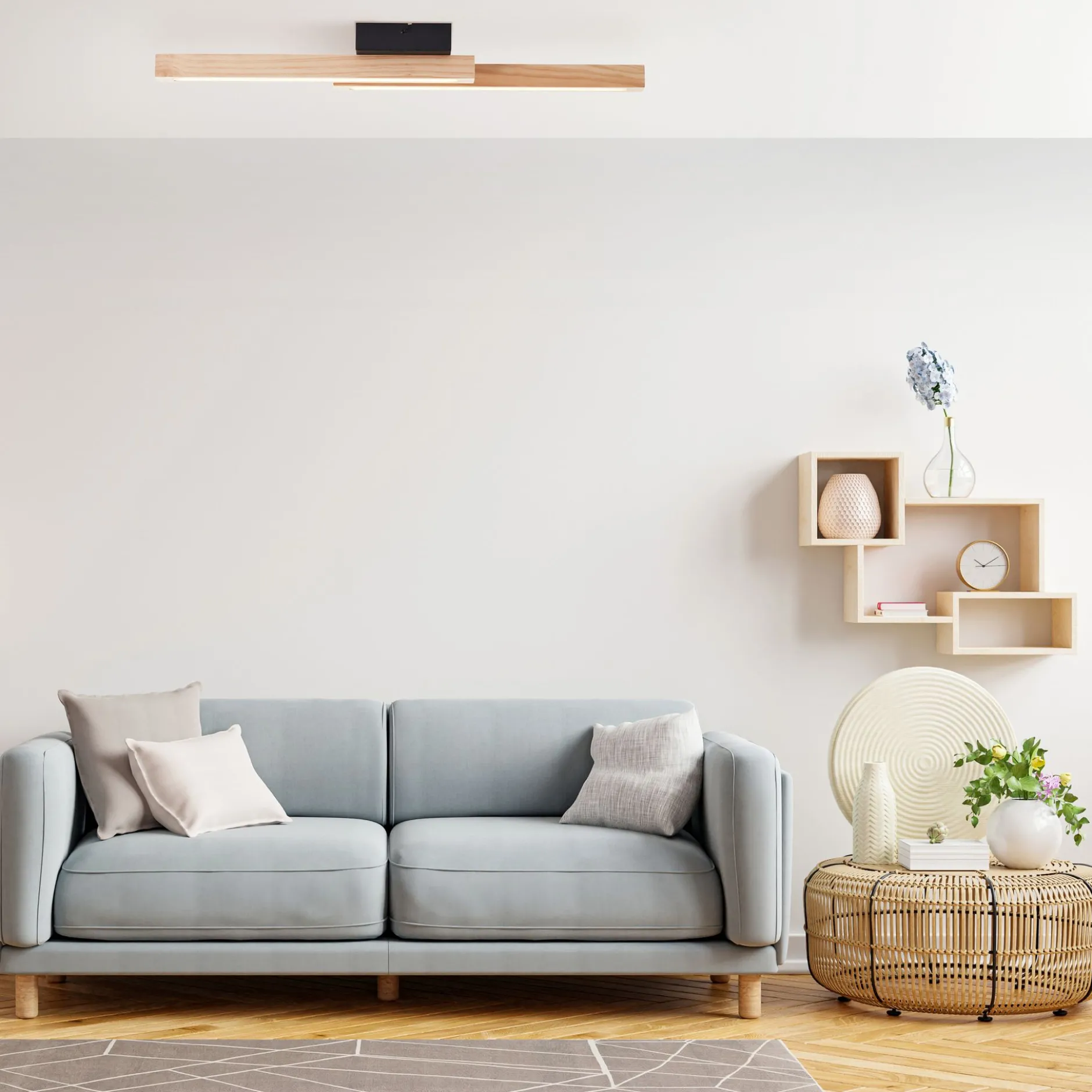 Deckenleuchte Anabelle - Holz Braun