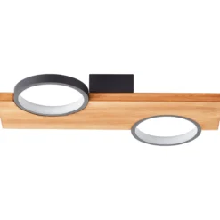 Deckenleuchte aus Holz - Elena - Braun