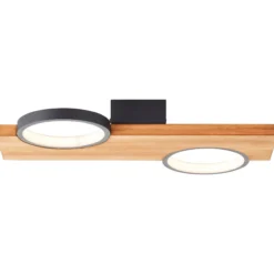 Deckenleuchte aus Holz - Elena - Braun