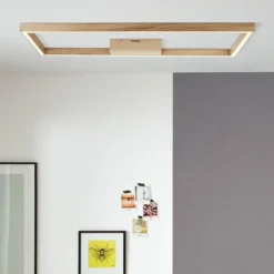 Deckenleuchte Eveline - Holz Braun