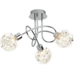 Deckenleuchte Jule - Glas Metallic