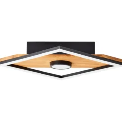 Deckenleuchte Vincent - Holz Braun