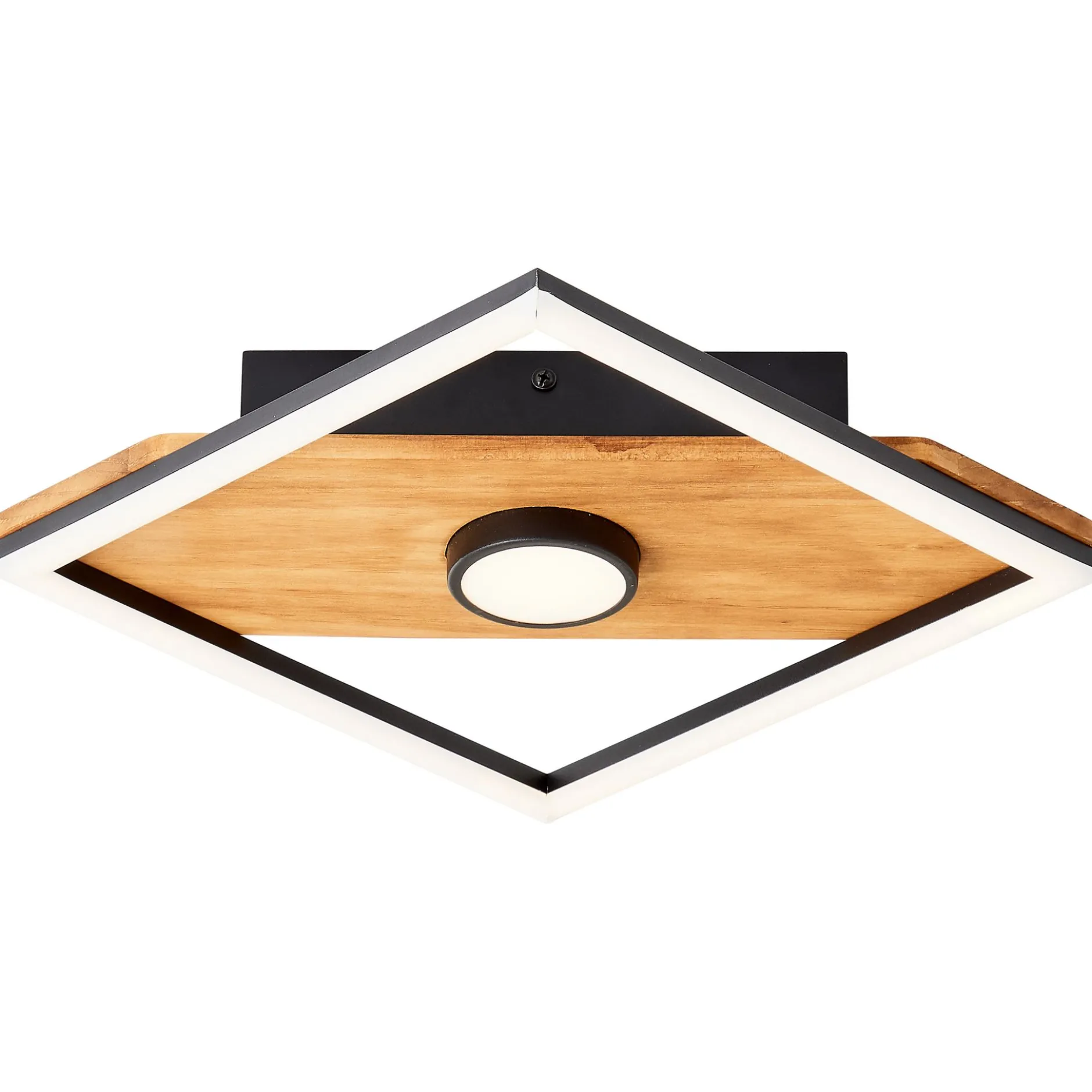 Deckenleuchte Vincent - Holz Braun