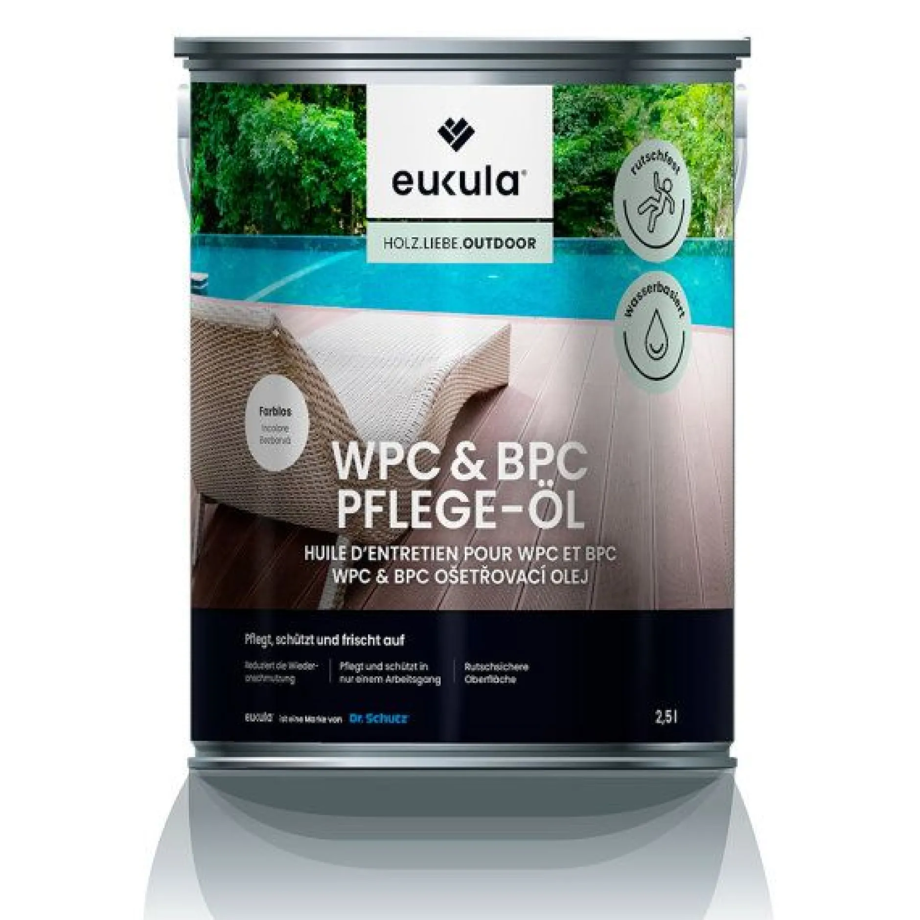 eukula WPC & BPC PFLEGE-ÖL farblos 1 Liter