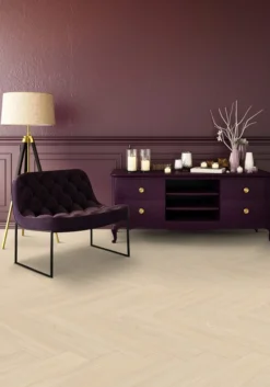 Fischgrät-Vinyl Gerflor Virtuo 55 Rigid Acoustic Blomma Cream 39041463