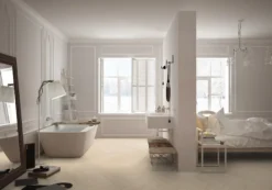 Fischgrät-Vinyl Gerflor Virtuo 55 Rigid Acoustic Blomma Cream 39041463