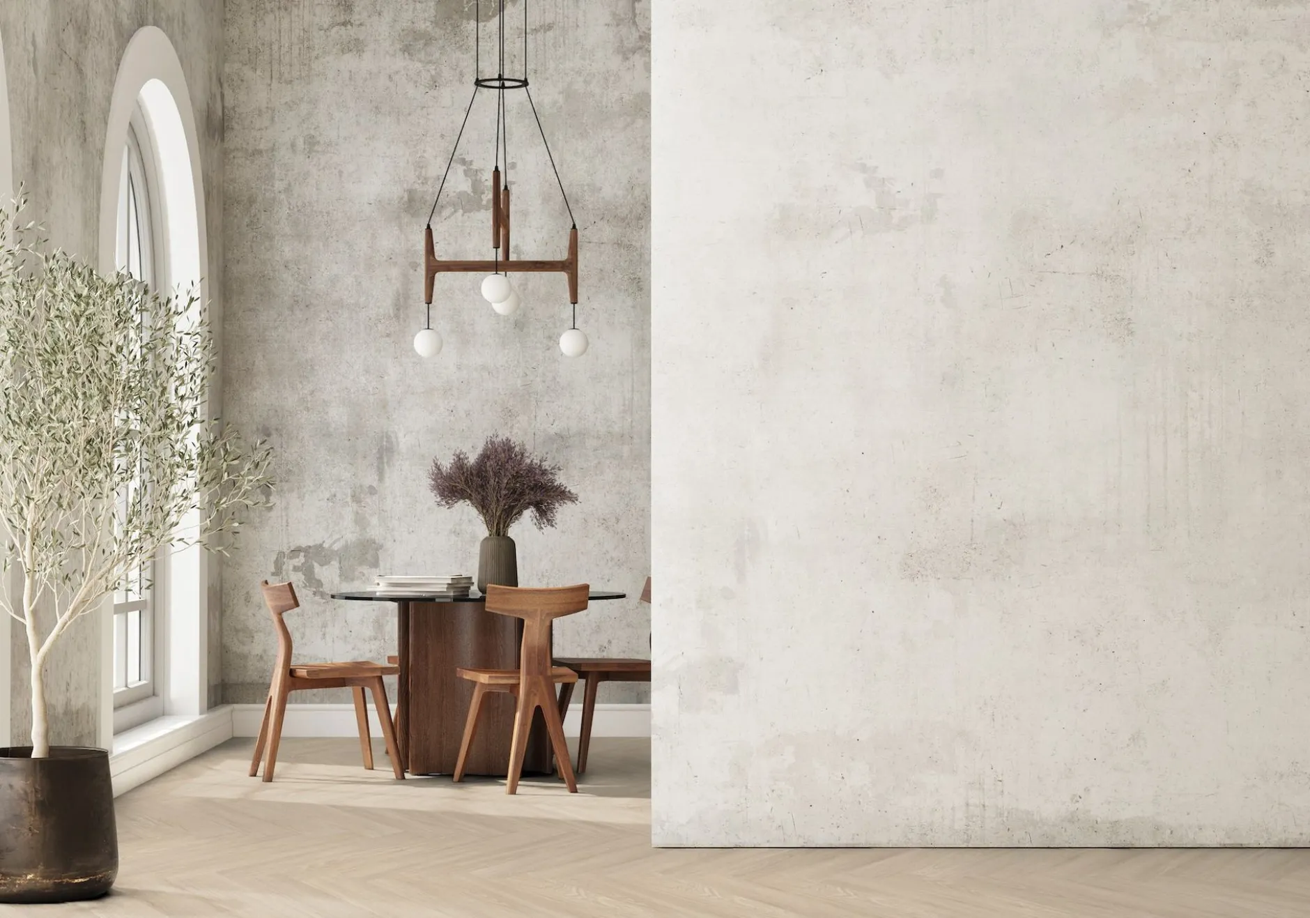 Fischgrät-Vinyl Gerflor Virtuo 55 Blomma Light 39201464