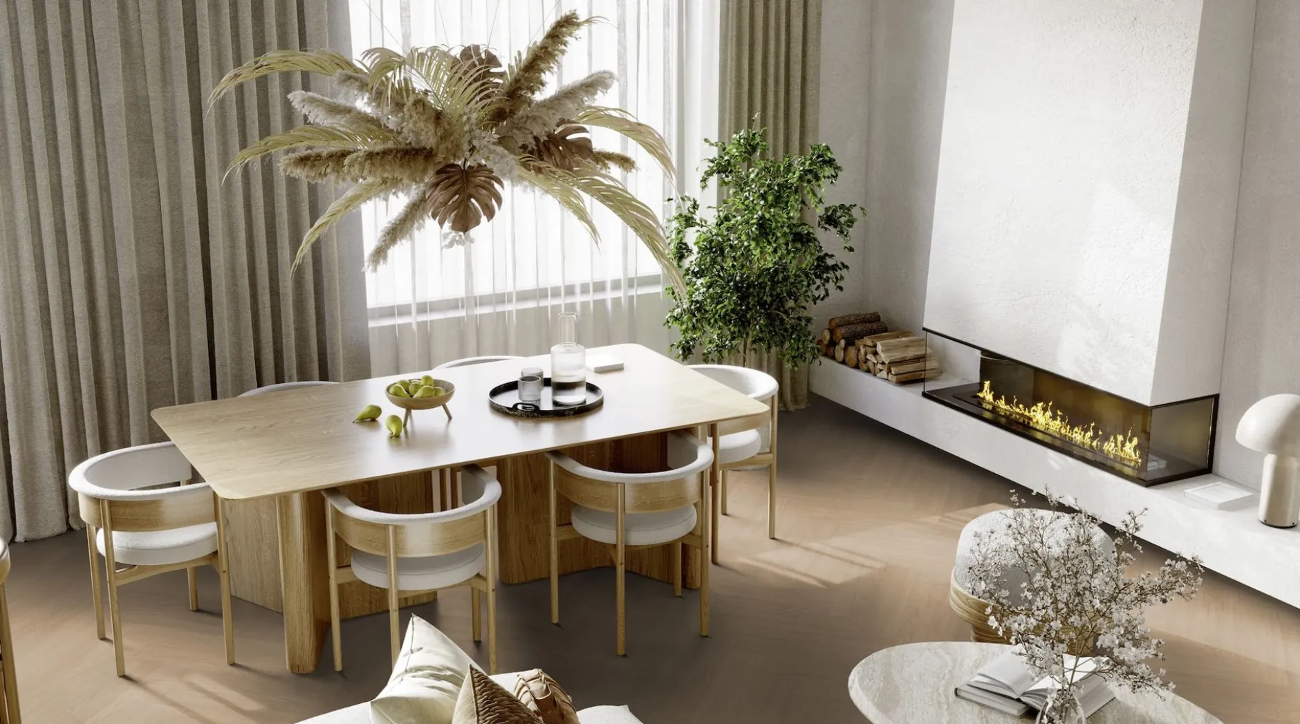 Fischgrät-Vinyl Gerflor Virtuo 55 Blomma Natural 39201465
