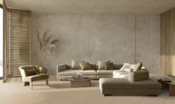 Fischgrät-Vinyl Gerflor Virtuo 55 Rigid Acoustic Blomma Beige 39041460