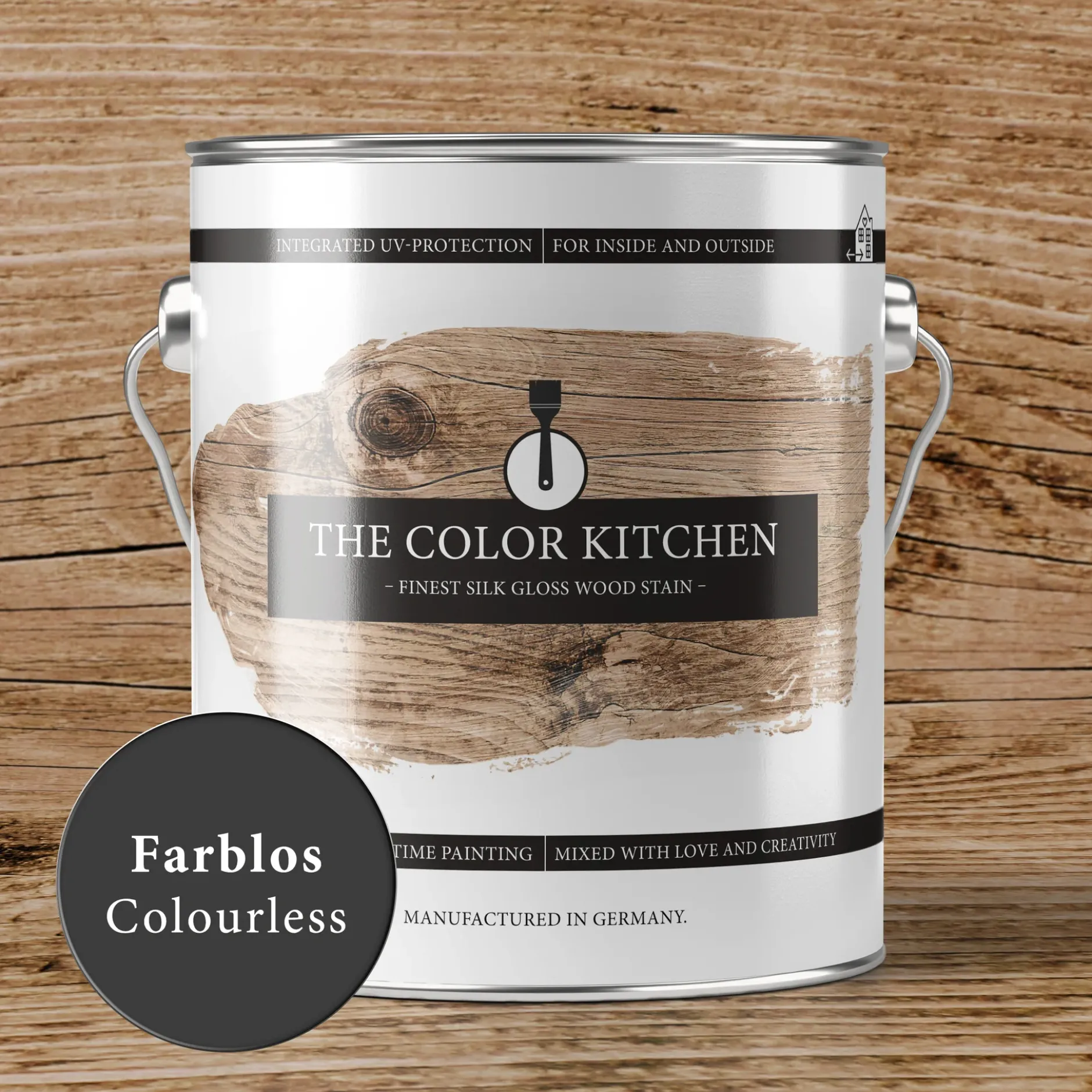 Holzlasur Farblos seidenglänzend - 2,5 l - The Color Kitchen