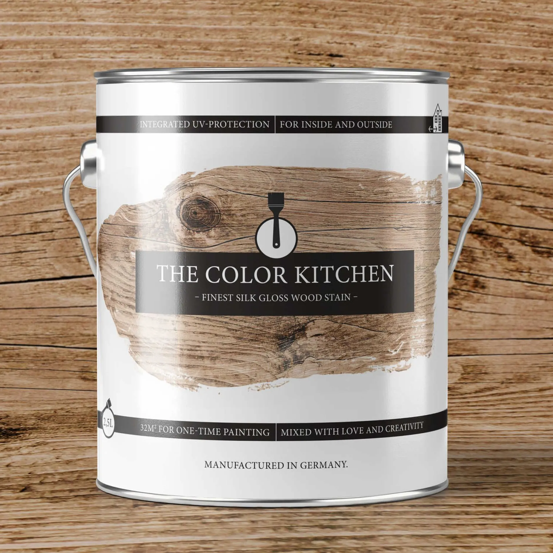 Holzlasur Farblos seidenglänzend - 2,5 l - The Color Kitchen
