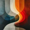 Leinwand Abstract Areas II 40 x 50 cm