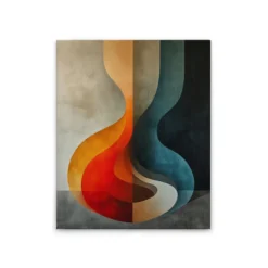 Leinwand Abstract Areas 40 x 50 cm
