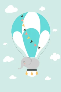 Leinwand Animal Balloon III 30 x 45 cm