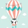 Leinwand Animal Balloon I 30 x 45 cm