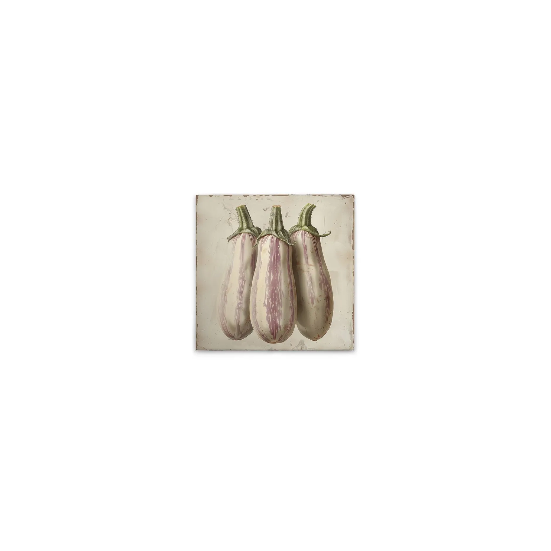 Leinwand Aubergine Light 30 x 30 cm