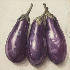 Leinwand Aubergine 30 x 30 cm