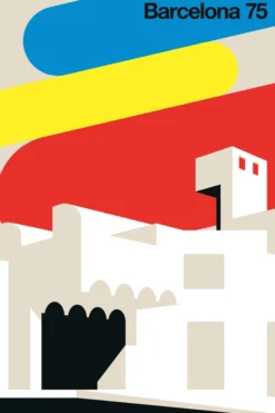 Leinwand Barcelona75 30 x 45 cm
