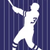 Leinwand Baseball 30 x 45 cm