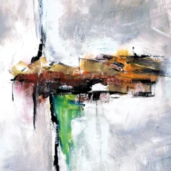 Leinwandbild Abstraktion, weiß, 50x50 cm DD123311