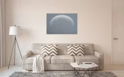 Leinwandbild Baum, grau, 90x60 cm DD120406