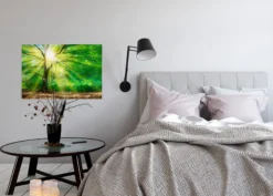 Leinwandbild Baum, grün, 90x60 cm DD120310