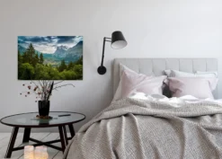 Leinwandbild Berglandschaft, 90x60 cm DD120301